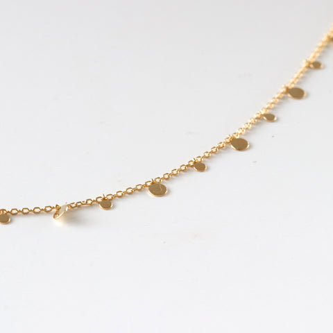 Plentiful Tiny Coin Necklace