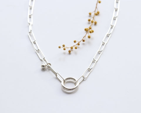 O Link Chain Short Naecklace
