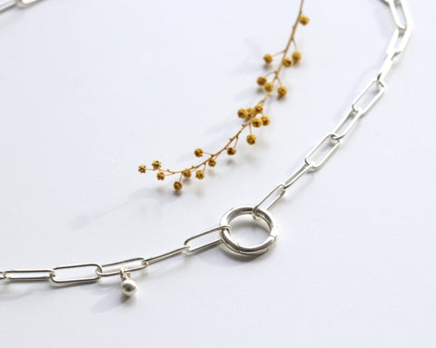 O Link Chain Short Naecklace