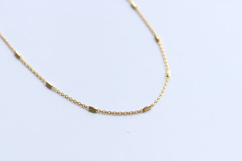 Dainty Bar Chain Necklace