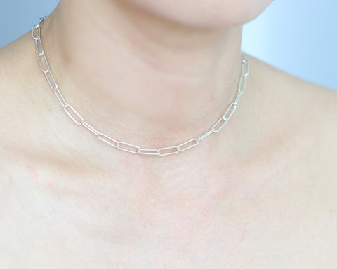 O Link Chain Short Naecklace