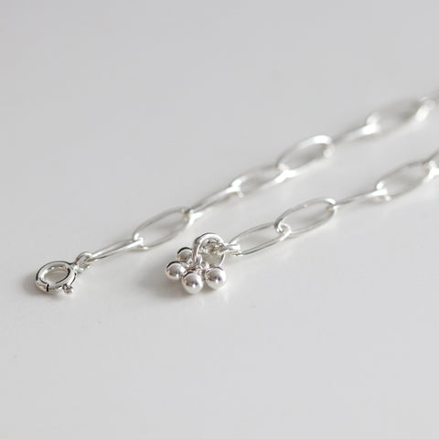 Charm Bracelet - Silver Bead Cluster
