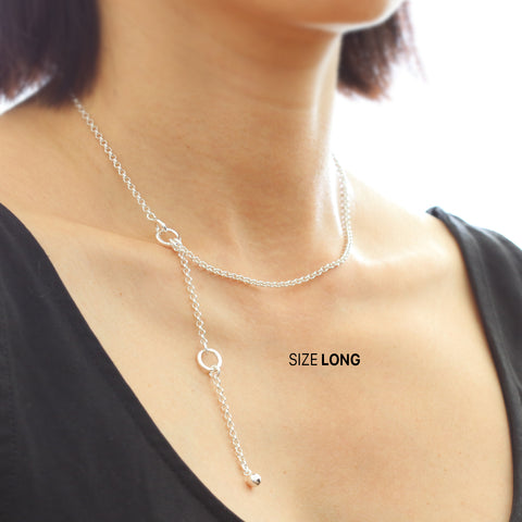 Double Ring Chain Necklace