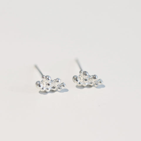 Tiny Bubble Stud Earrings