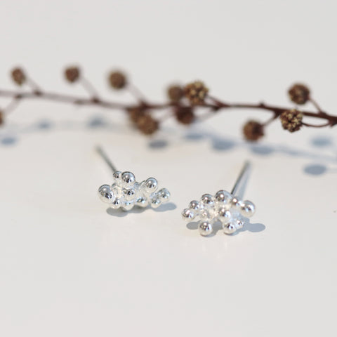 Tiny Bubble Stud Earrings