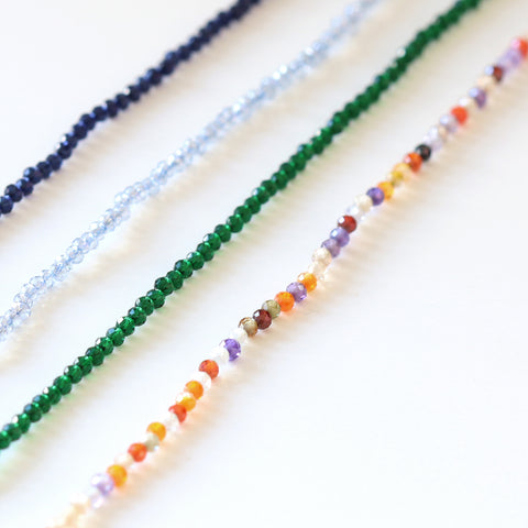 Crystal beads necklace