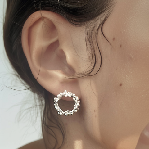 Bubble Circle Earrings