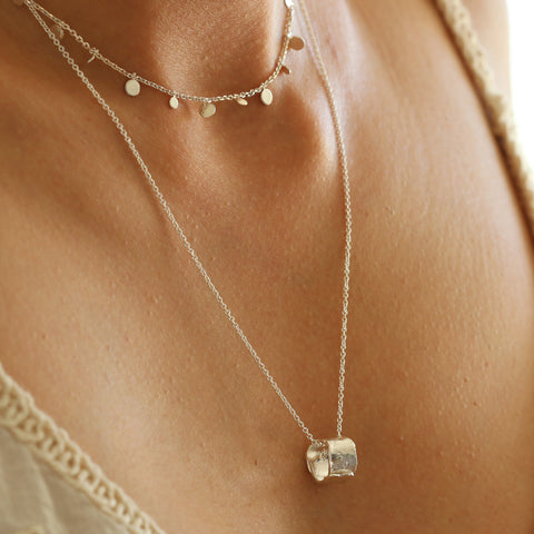 Plentiful Tiny Coin Necklace